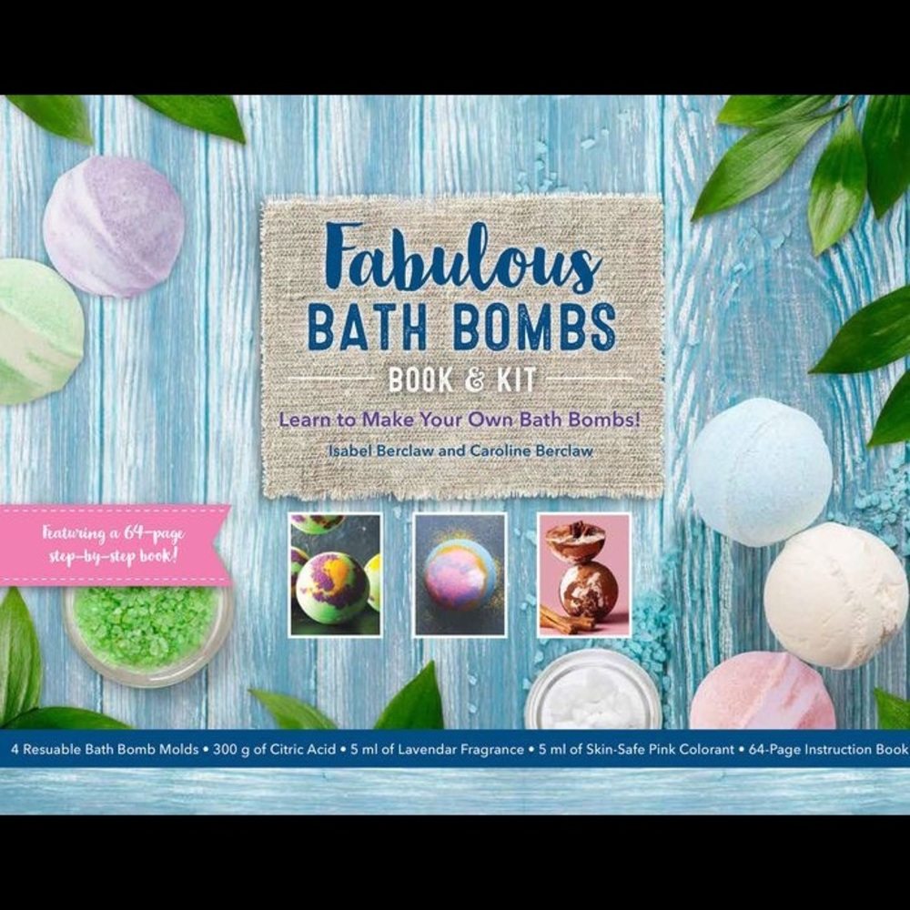NWT Fabulous Bath Bombs Book & Kit - Great Holiday Gift!